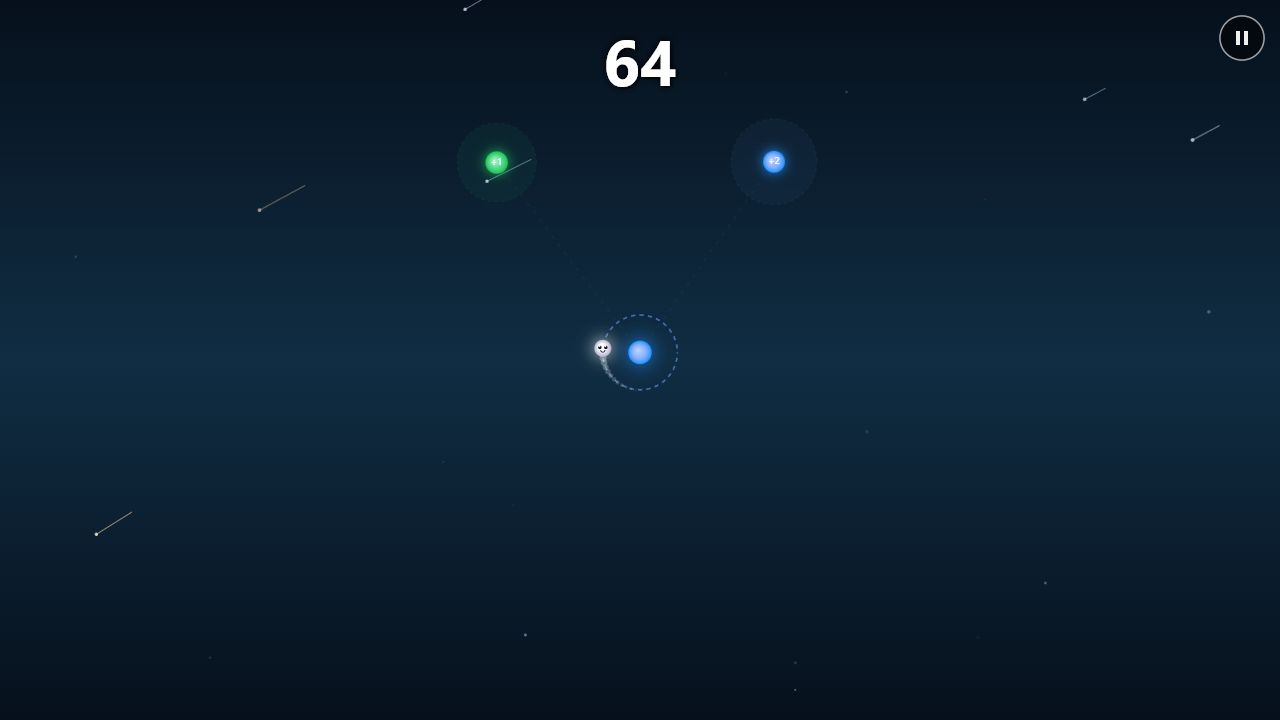 Chuva de meteoros em Last Orbit aos 64 pontos